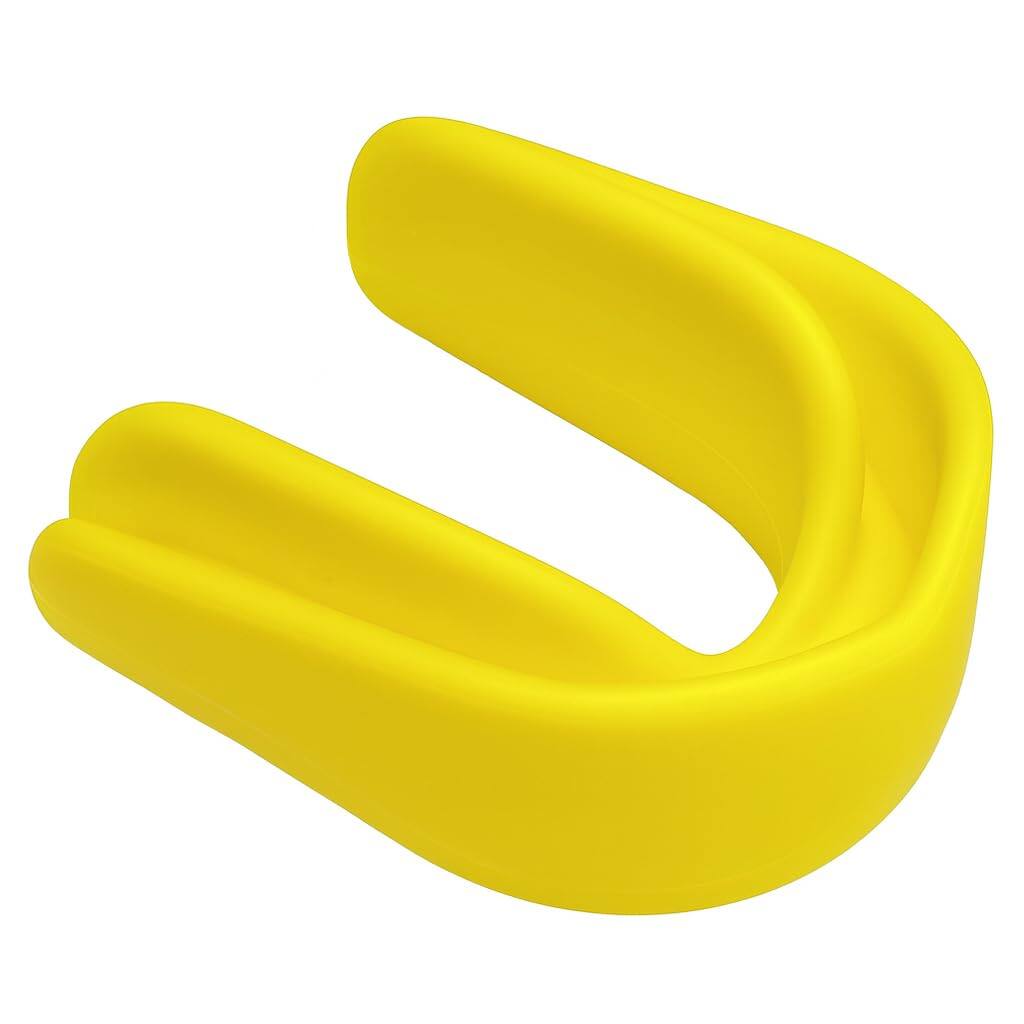 Alt View 2. Amber Sporting Goods - Breathable Boil & Bite MMA Mouth Guard for Boxing & Wrestling, Super Tough Combat Mouthpiece – Yellow - Yellow.