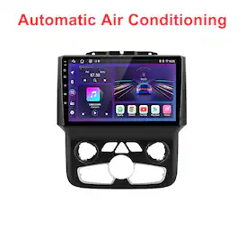 Junsun - For Dodge Ram 1500 2500 3500 2013-2019 Car Stereo Radio GPS Navi WIFI SWC RDS BT FM 9" 6+128GB carplay 8Core Android15 - Black