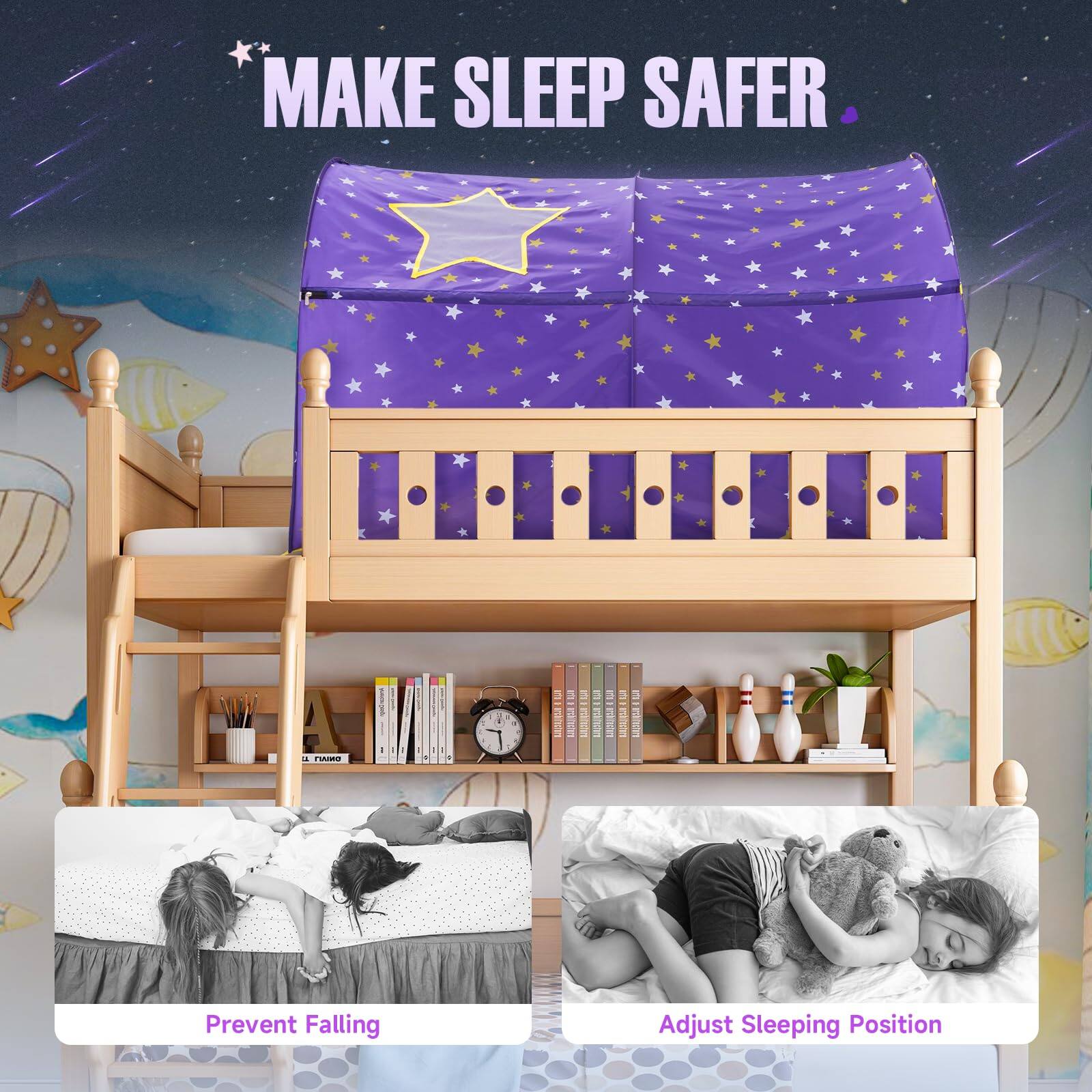 MAKE SLEEP SAFER

Prevent Falling

Adjust Sleeping Position
