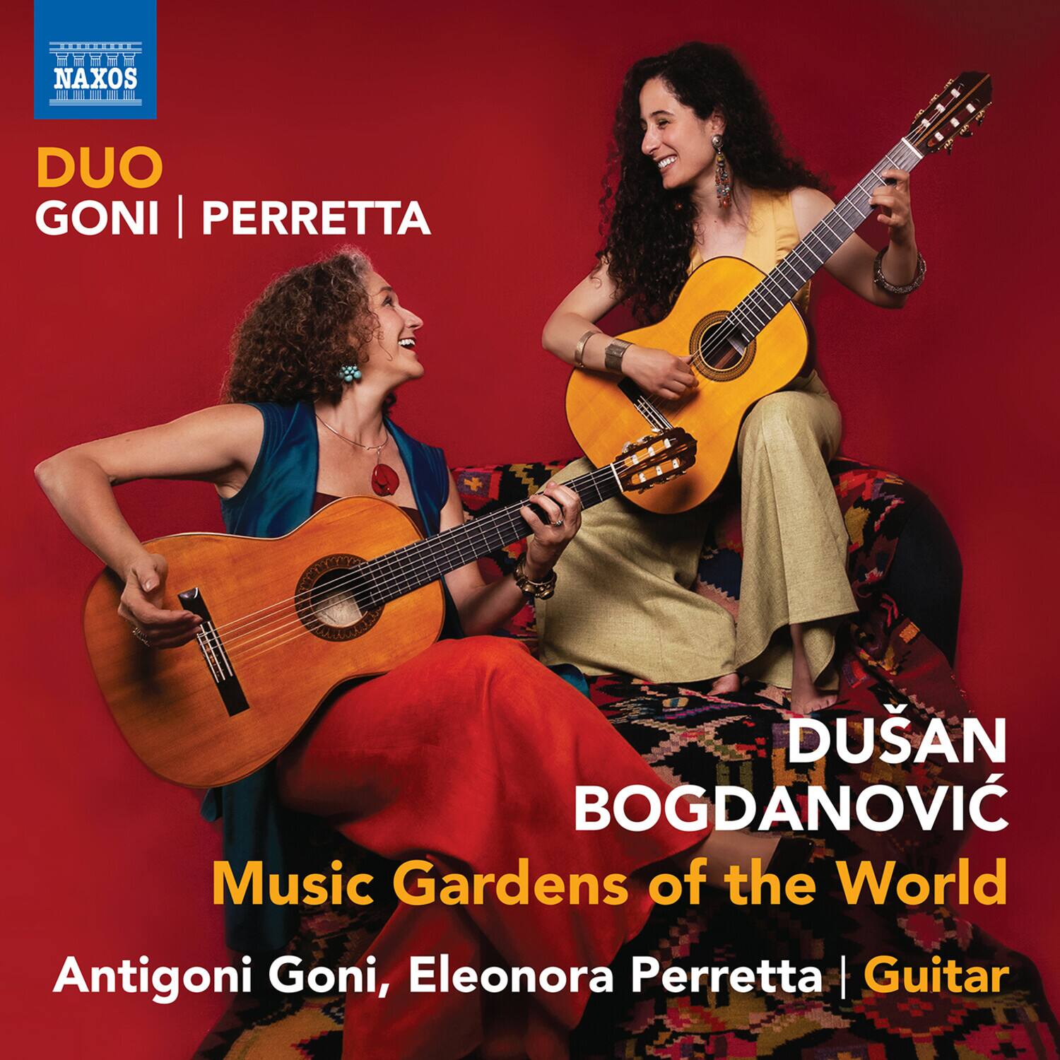 NAXOS  
DUO GONI | PERRETTA  
DUSAN BOGDANOVIC  
Music Gardens of the World  
Antigoni Goni, Eleonora Perretta | Guitar