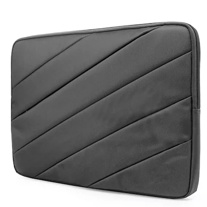 Front. Kitcheniva - Padded Laptop Sleeve Stand Bag For 15" Laptop Gray - Gray.