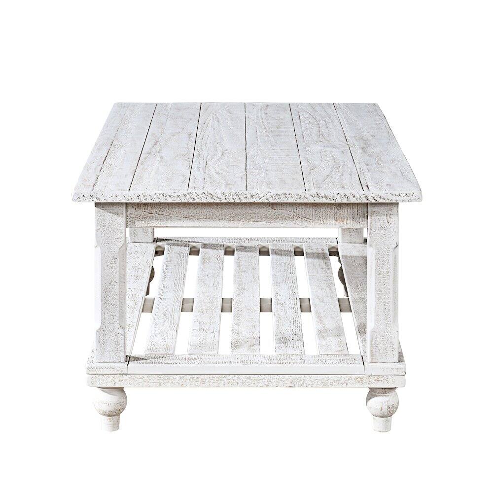 Alt View 1. New Classic Furniture - Cade 3-Piece Wood Occasional Table Set in White - White.
