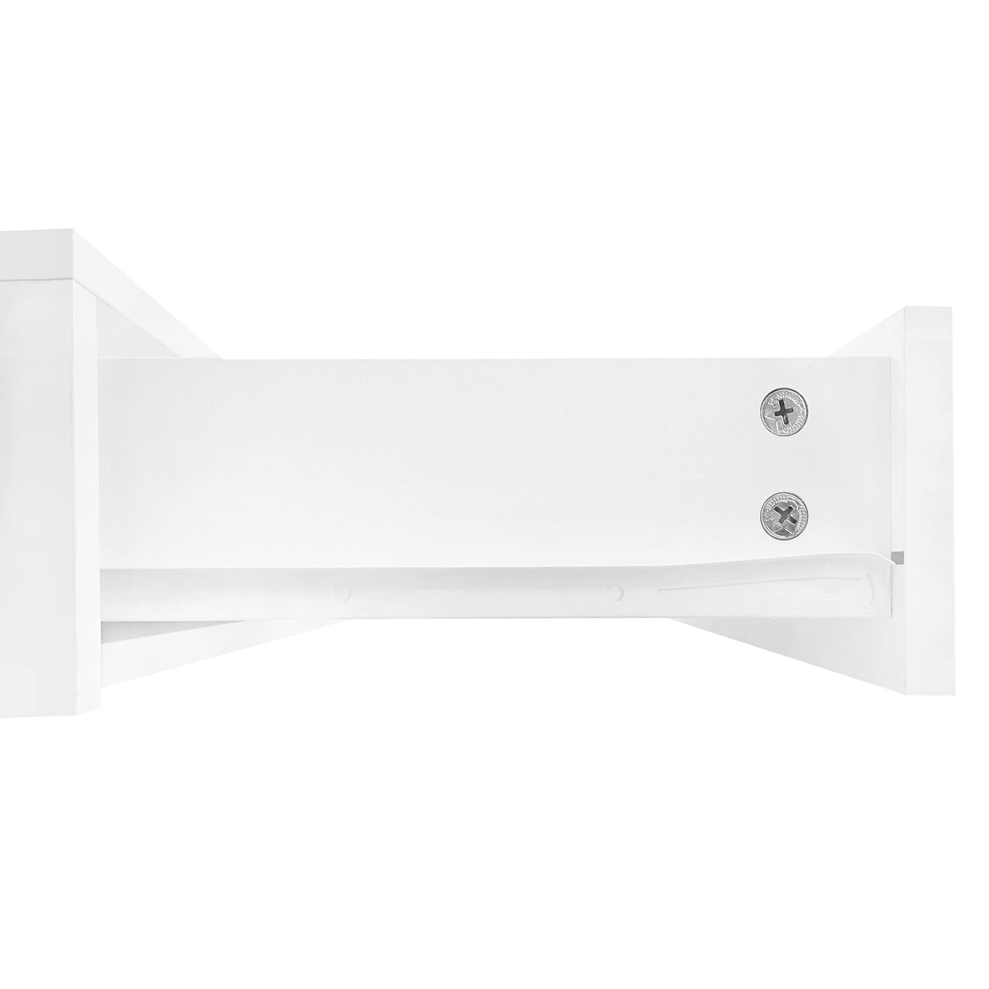 Alt View 10. Tiramisubest - Modern High Gloss Coffee Table with 4 Drawers,Multi-Storage Square Cocktail Tea Table with Wood Grain Legs,White - White.