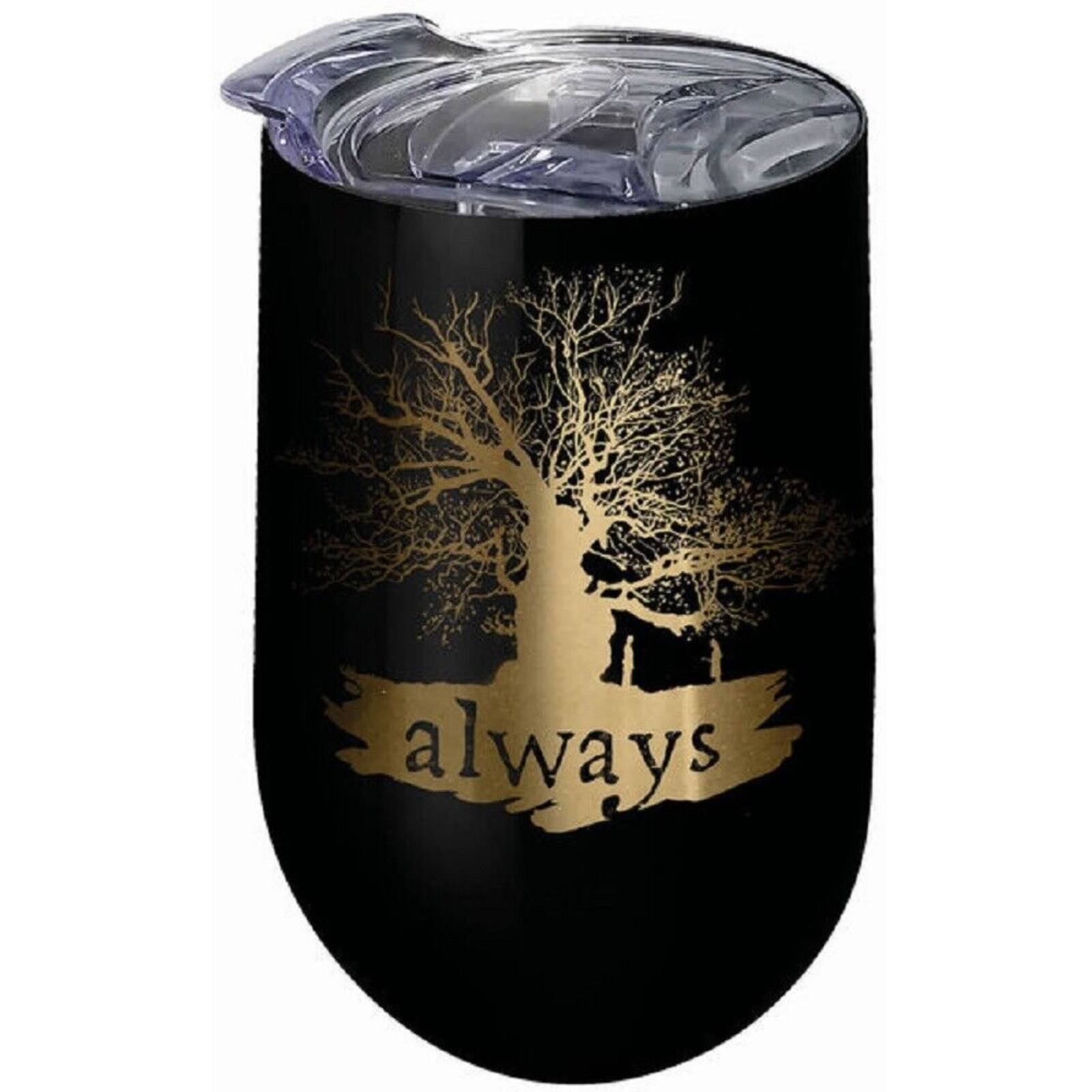 Spoontiques - Harry Potter Always Stainless Steel Double Wall Insulated Wine Tumbler 16 ounce - Black price history on PriceWatchPro
