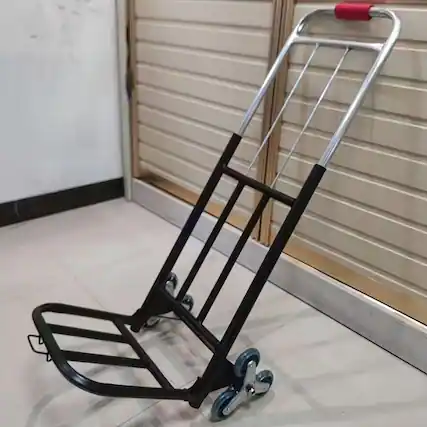 Front. Loheer - Loheer Heavy Duty Folding Stair Climbing Cart Portable Utility Wagon for Groceries.