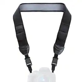 USA Gear - Adjustable Camera Strap w/ Cushioned Neoprene & Storage Pockets