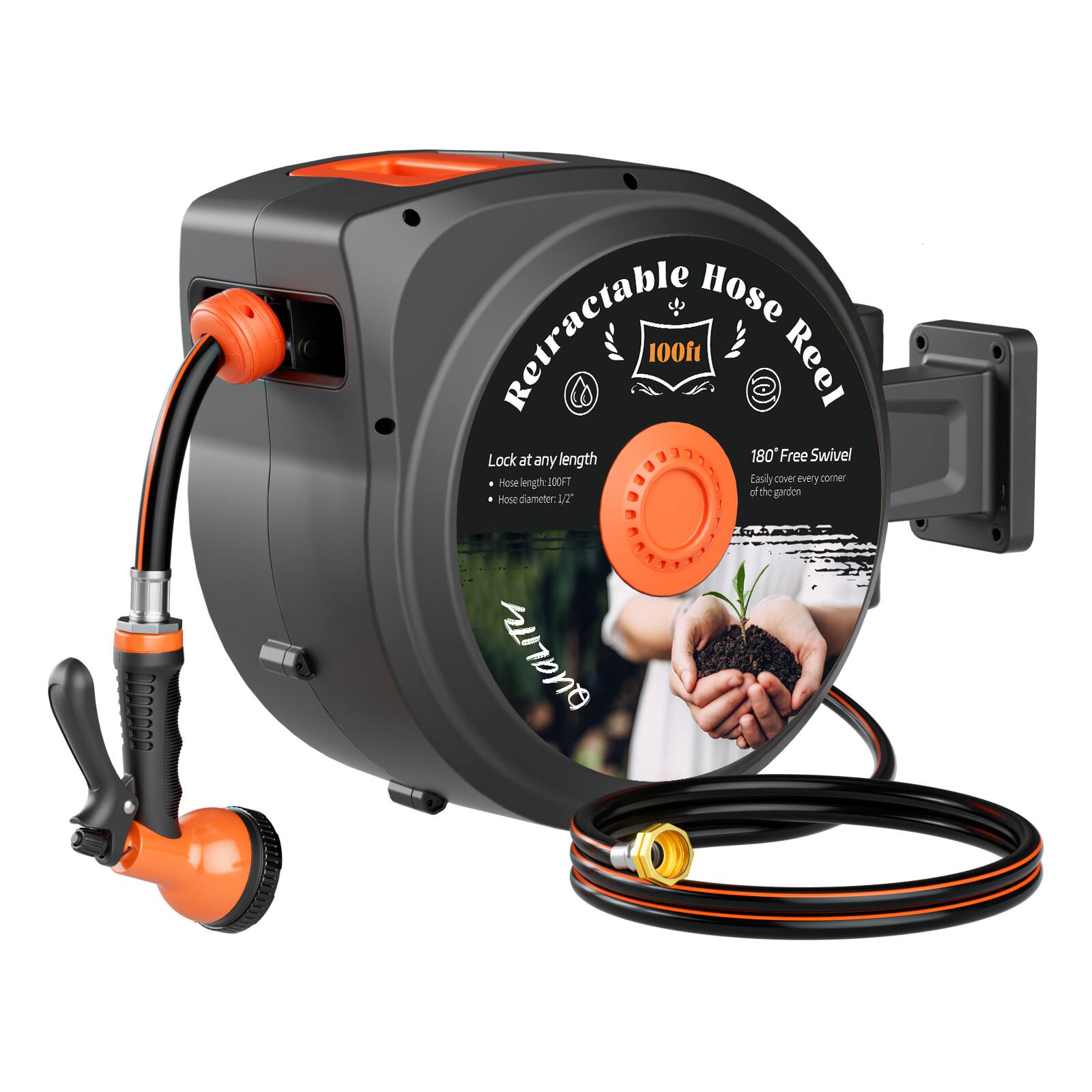 Circus Cirle - 180°Swivel Garden Hose Reel