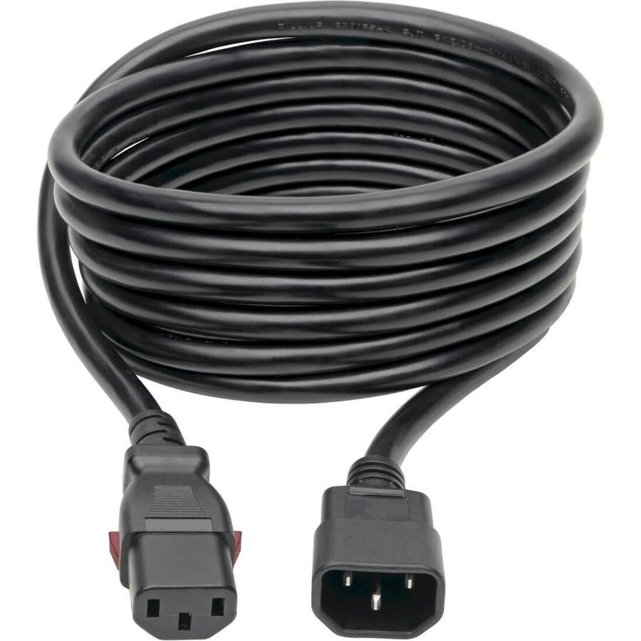 Alt View 3. Tripp Lite - Tripp Lite by Eaton Heavy-Duty PDU Power Cord Locking C13 to C14 - 15A 250V 14 AWG 6 ft. (1.83 m) - For Computer - Black.