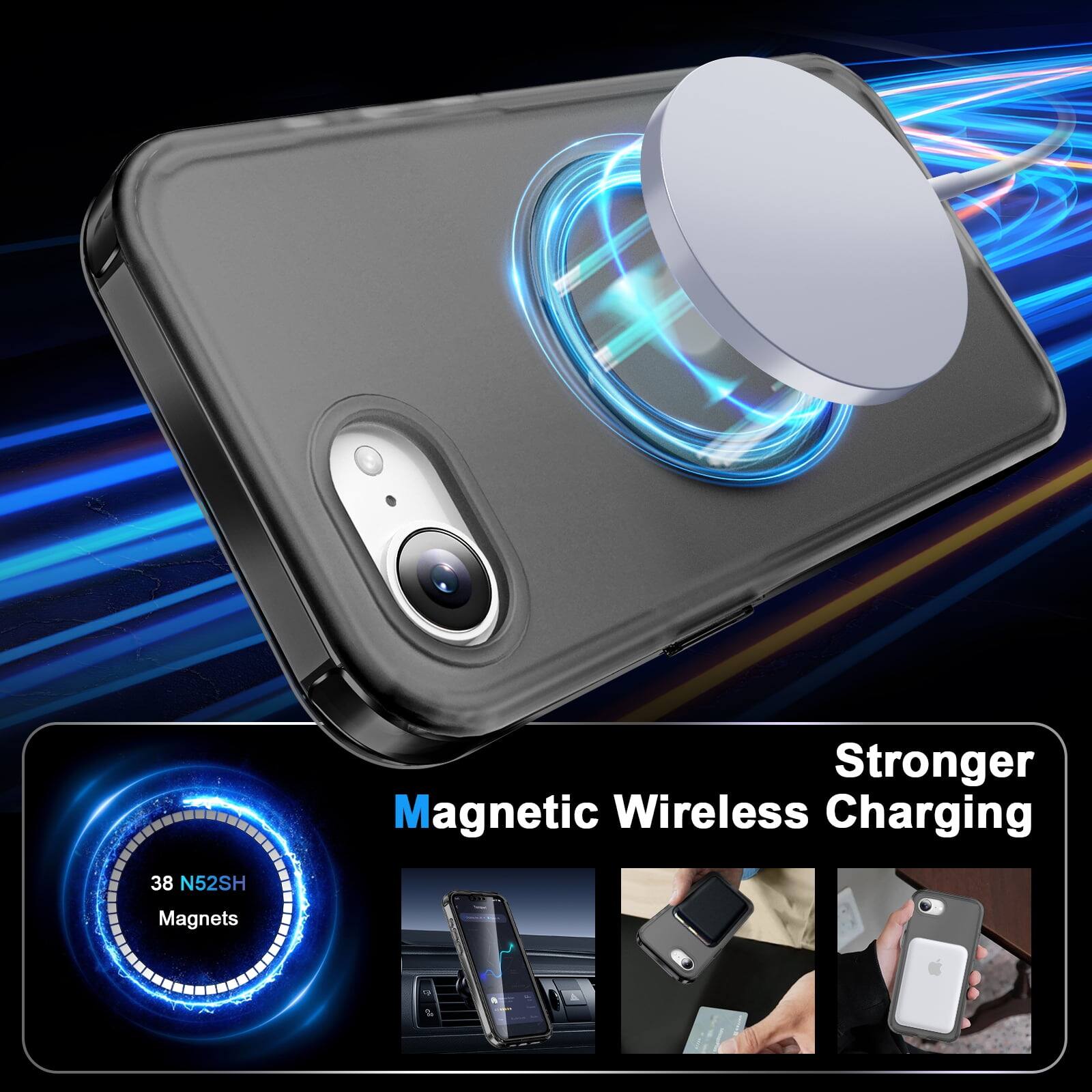 Stronger Magnetic Wireless Charging  
38 N52SH Magnets