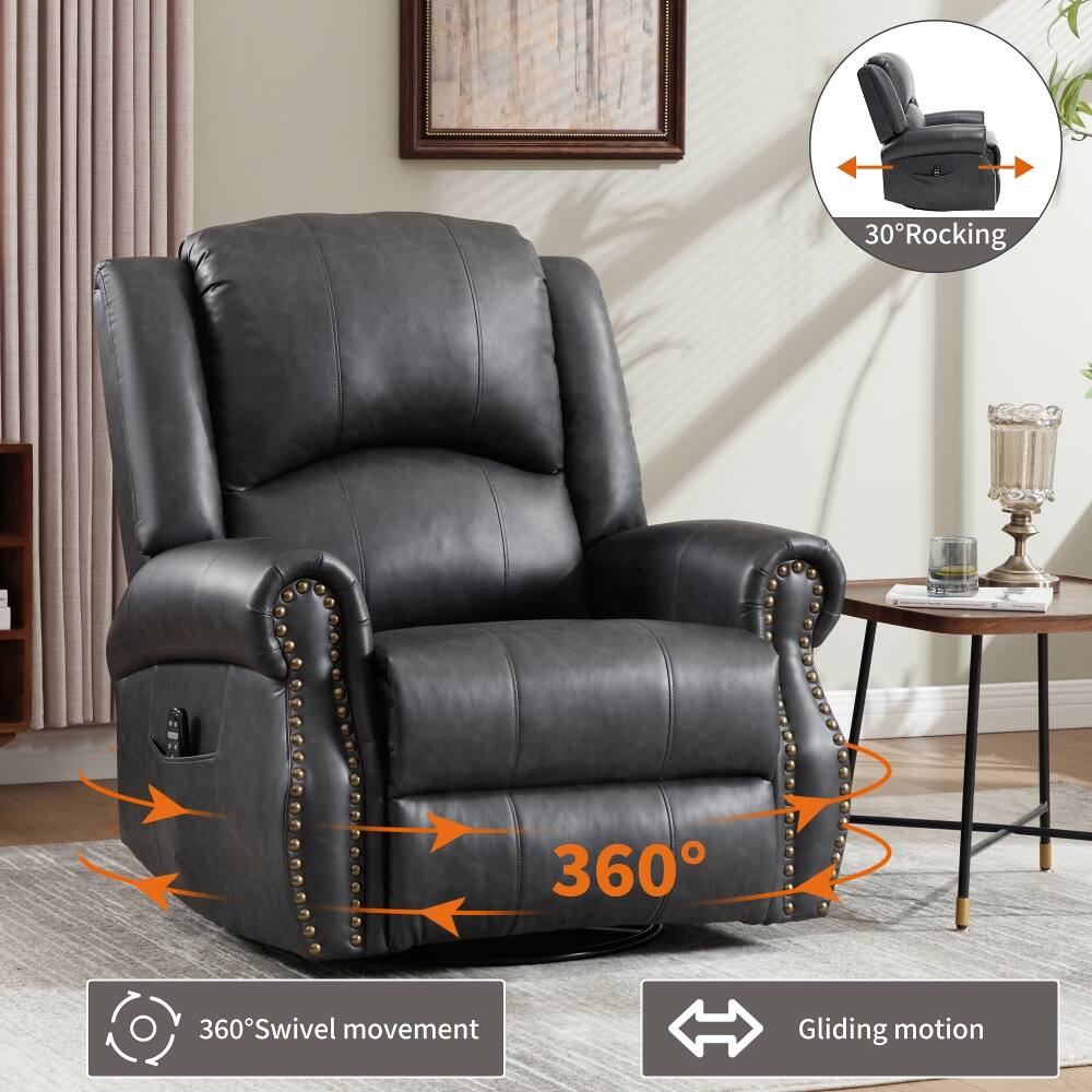 30° Rocking  
360° Swivel movement  
360°  
Gliding motion