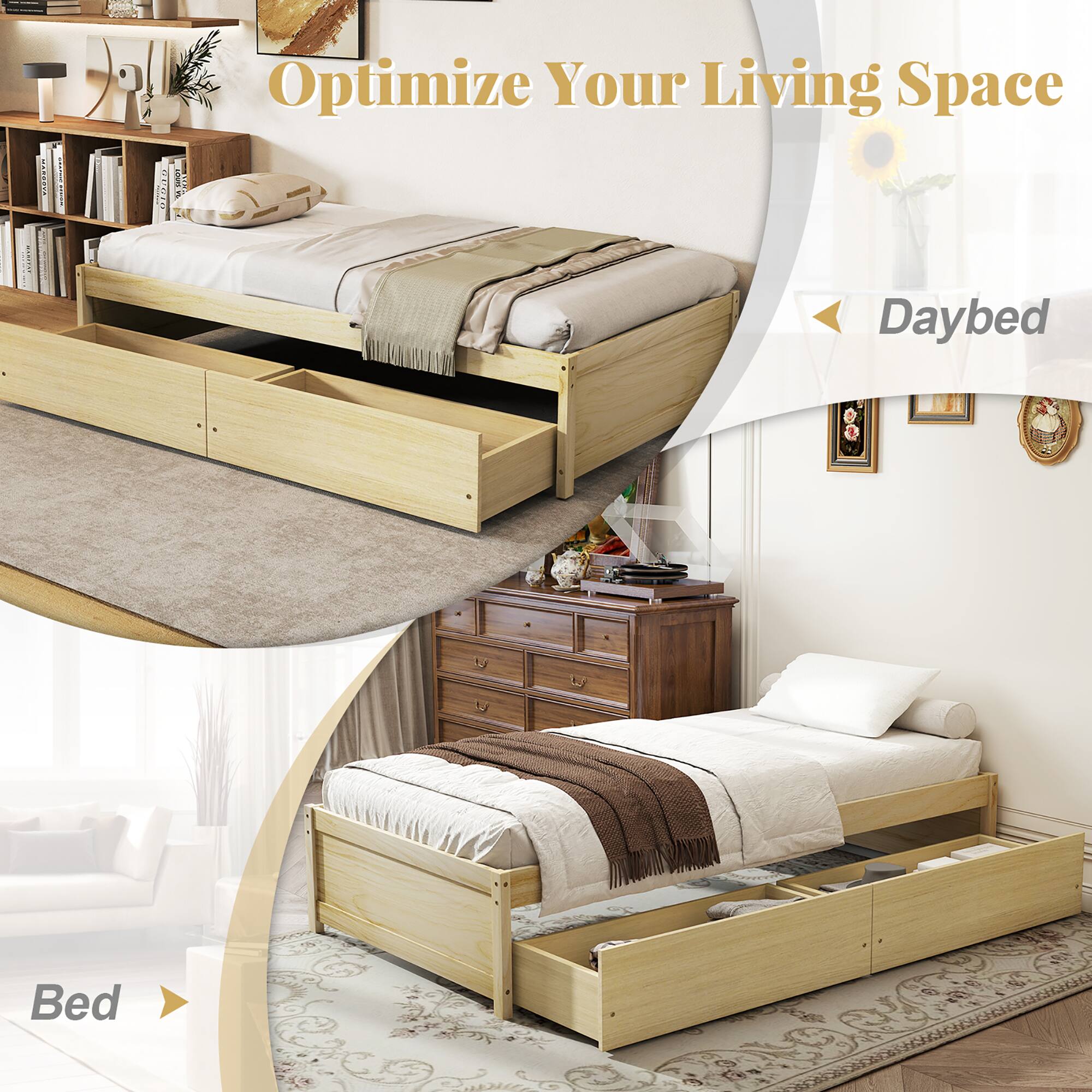 Optimize Your Living Space

Daybed

Bed