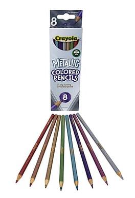 Crayola - Metallic Colored Pencils, 8/Pack - Assorted