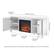Alt View 21. Camden&Wells - Chabot Log Fireplace TV Stand for TVs up to 65" - White.