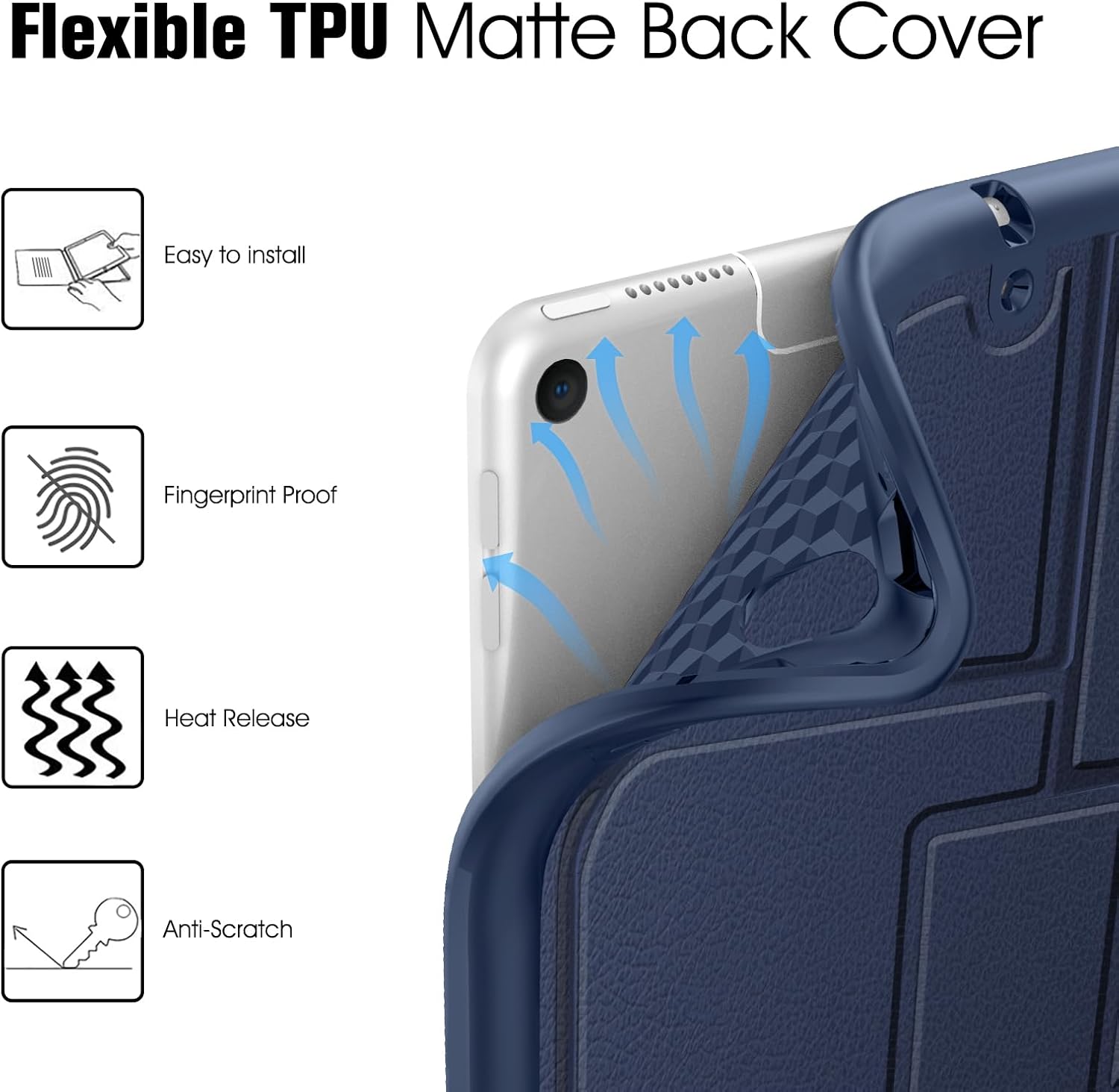 Flexible TPU Matte Back Cover

- Easy to install
- Fingerprint Proof
- Heat Release
- Anti-Scratch