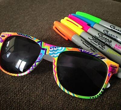 6 Sharpie Shantto Snarpe Markers N X Neon