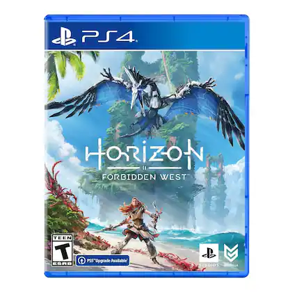 PS4 - Horizon Forbidden West
TEEN T ESRB
PS5 Upgrade Available
Studios Guerrilla - T (Teen 13+)
