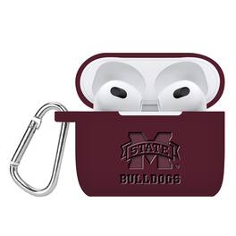 Affinity Bands - Mississippi State Bulldogs Debossed Silicone AirPods Gen Three Case Cover - Multicolor