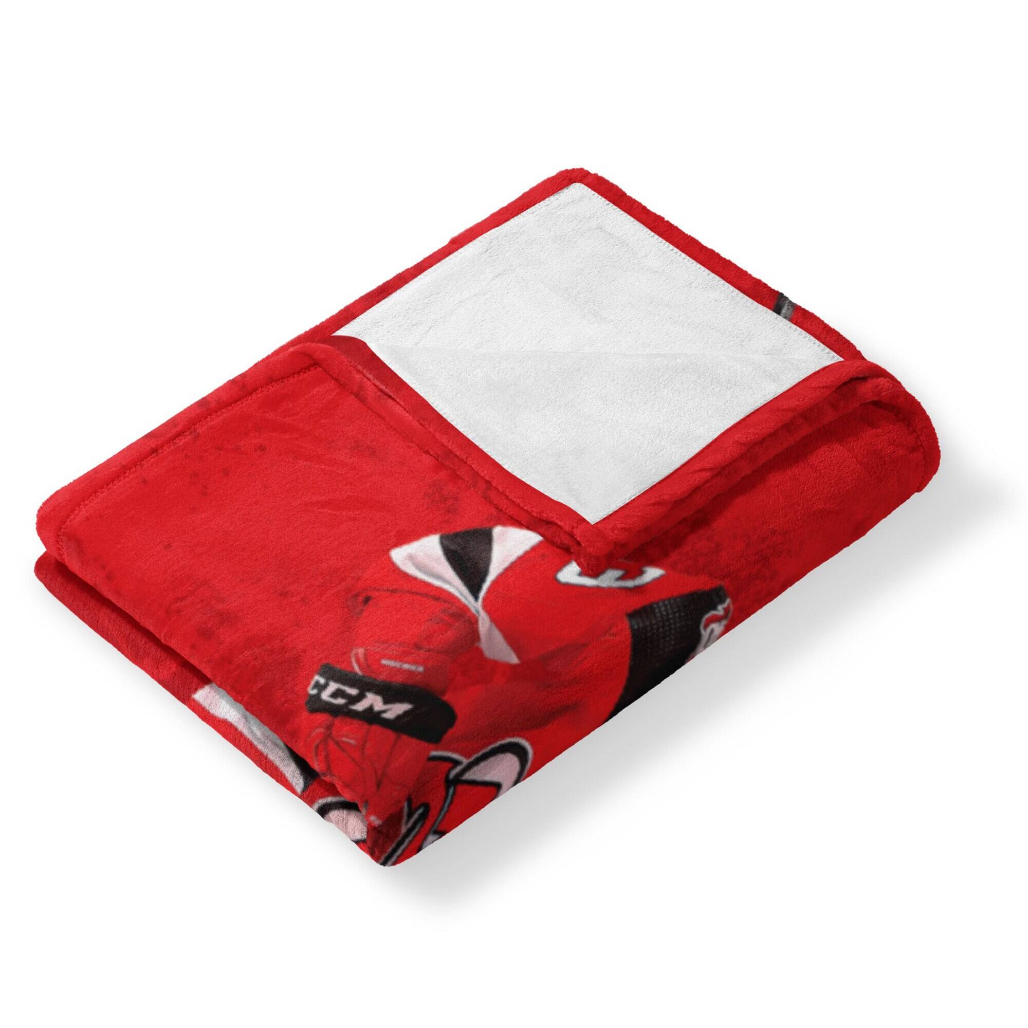 Alt View 1. Northwest - Nico Hischier New Jersey Devils 50" x 60" Player Silk Touch Throw Blanket - Multicolor.