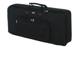 Gator - Padded 61-Key Keyboard Gig Bag, Water-Resistant Heavy-Duty Nylon Exterior and 20mm Protective Foam Padding - Black