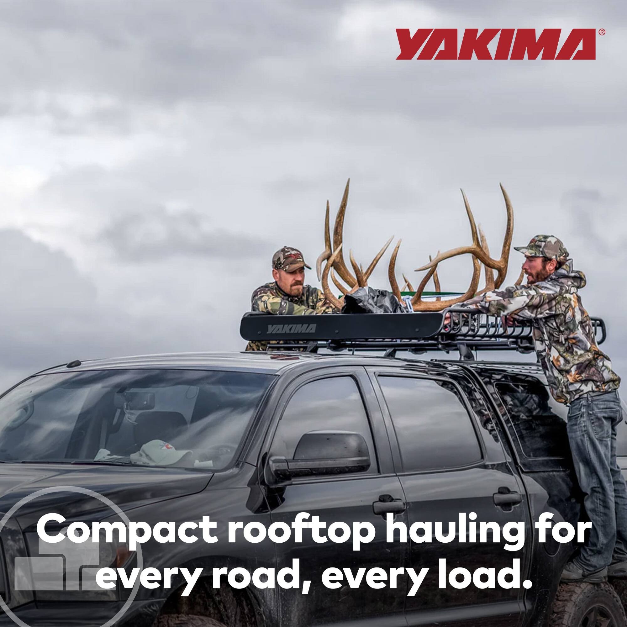 YAKIMA  
Compact rooftop hauling for every road, every load.