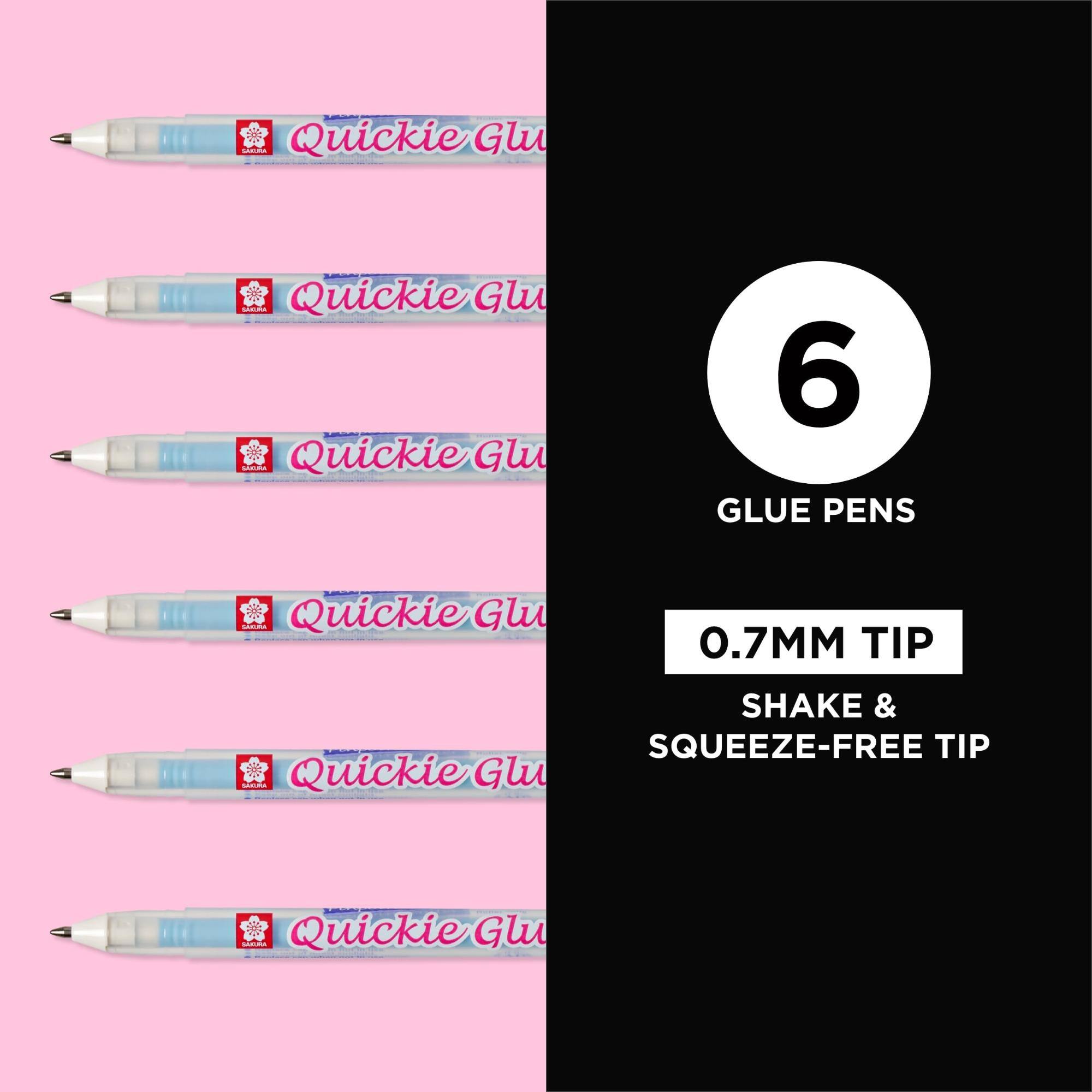 LUCURES Quickie Glu  
LAUCORA Quickie Glu  
LAUCURA Quickie Glu  
6 GLUE PENS  
SAUCURA Quickie Glu  
0.7MM TIP  
SHAKE & SQUEEZE-FREE TIP  
CACORA Quickie Glu  
SAIRURA Quickie Glu