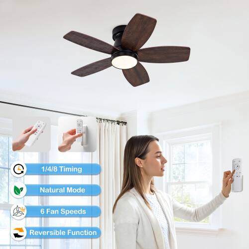 1/4/8 Timing  
Natural Mode  
6 Fan Speeds  
Reversible Function