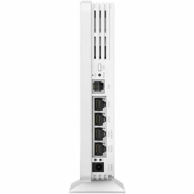 Rebet FXS  
ETH3 PoE OUT  
ETH2 PoE IN  
12VDC  
80  

LED  
Reset  
RS  
ETH3  
ETH2  
ETH1 PoE OUT  
ETH0 PoE IN  

TV/AV