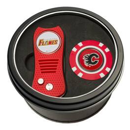 Team Golf - Calgary Flames Switch Chip Golf Tin Set - Multicolor