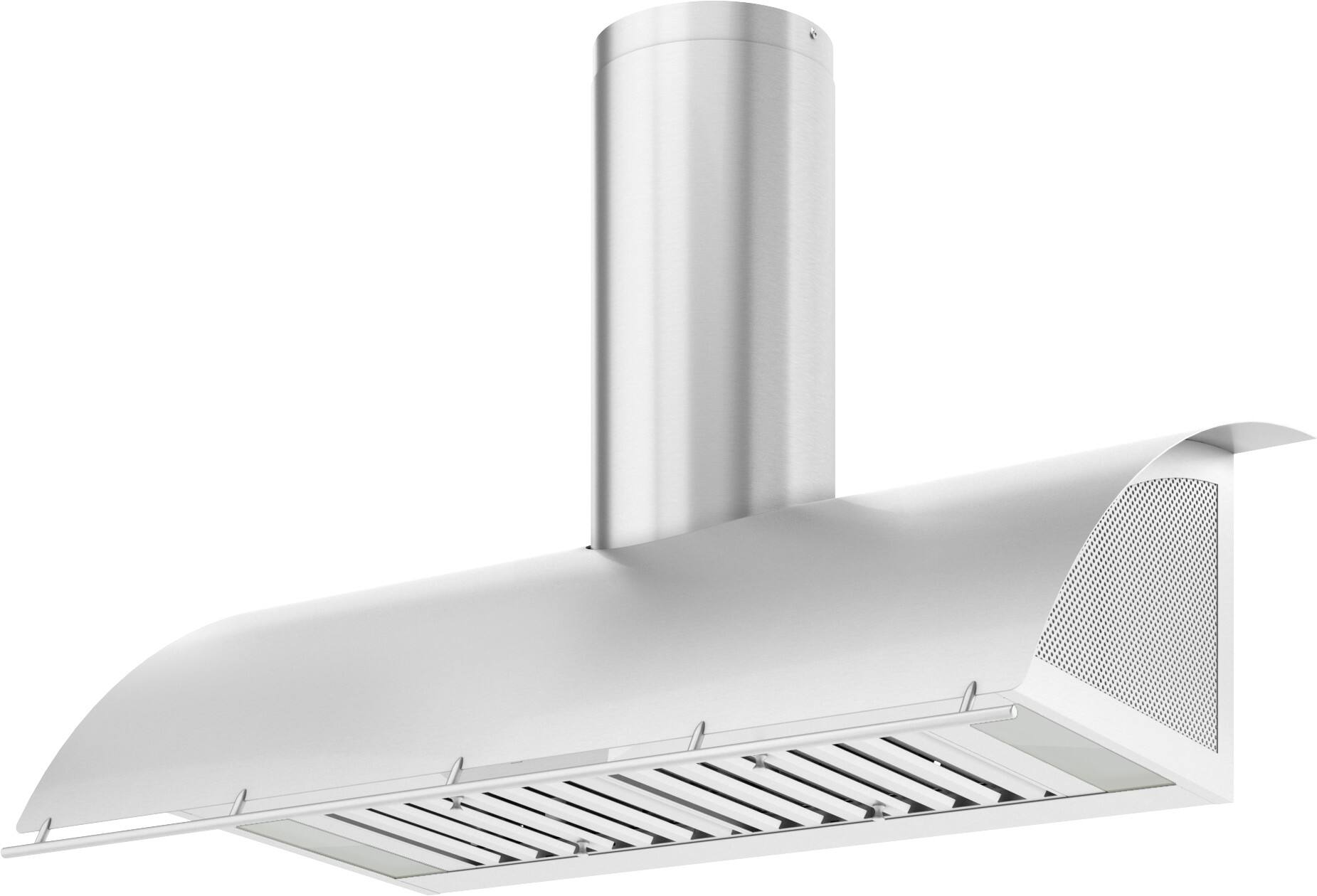Angle. Zephyr - Okeanito 48 in. Shell Only Wall Mount Range Hood with LED Lights - Stainless Steel.