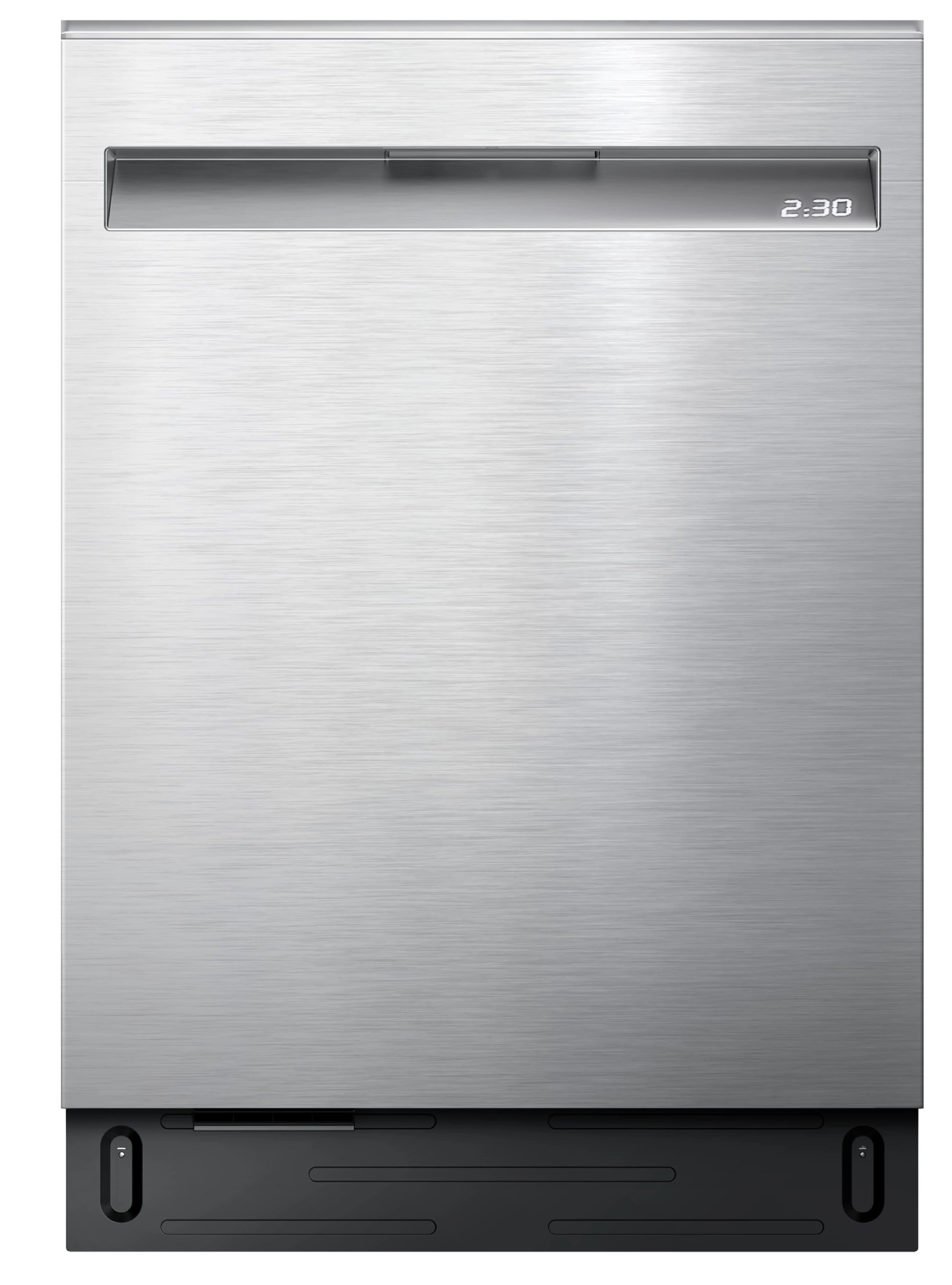 Midea - STRAWash 24" Top Control Built-In Dishwasher with Total Tumbler Clean, SENSOR TruDry, 44 dB - Stainless Steel