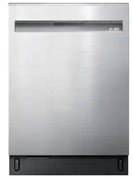 Midea - STRAWash 24" Top Control Built-In Dishwasher with Total Tumbler Clean, SENSOR TruDry, 44 dB - Stainless Steel