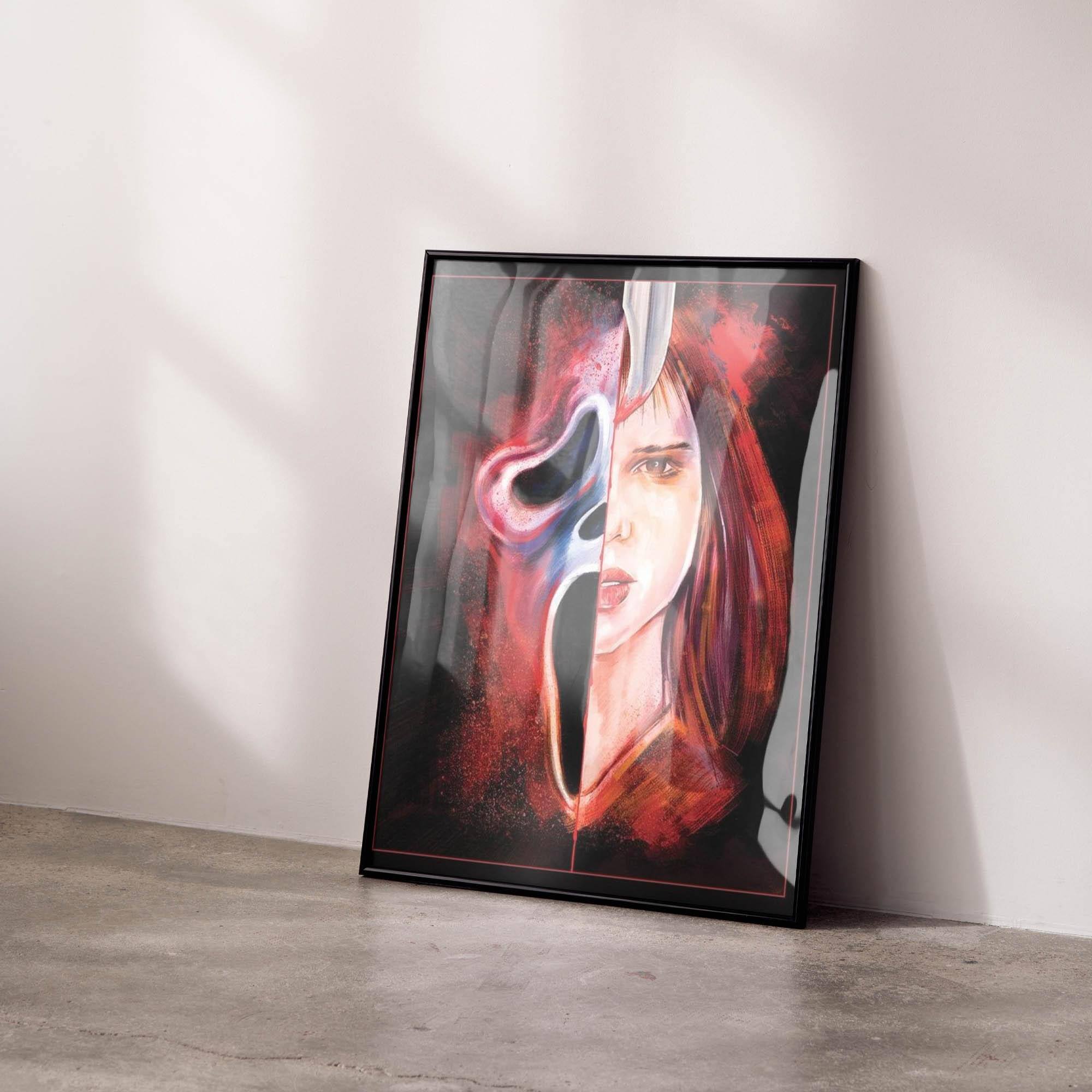 Alt View 1. Nerd Block - Scream 8x10 by Matthew Therrien Art Print - Multicolored.