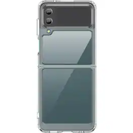 SaharaCase - Hybrid-Flex Hard Shell Case for Samsung Galaxy Z Flip4 - Clear