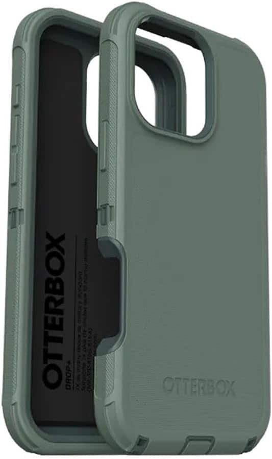 OtterBox - iPhone 16 Pro Max (Only) - Defender Series Case - Holster Clip Included - Built-in Magnets - Rugged & Durable - Forest Ranger (Green) price history on PriceWatchPro