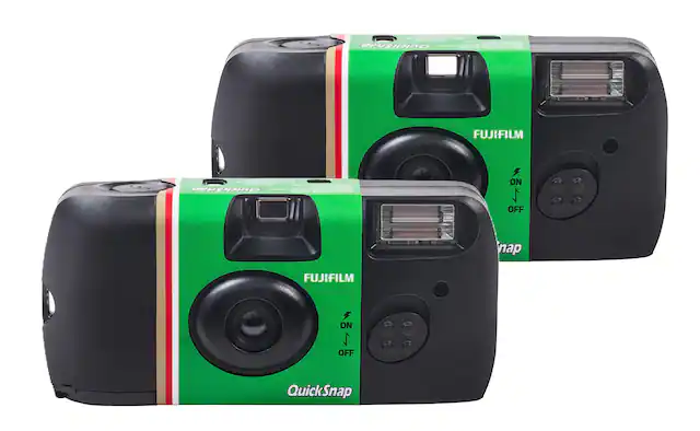 The text on the image reads "FUJIFILM QuickSnap."