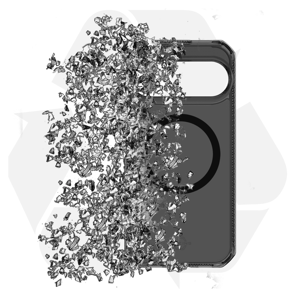 Alt View 6. Itskins - HYBRID R // CLEAR MagSafe Case for Google Pixel 10 Pro XL - Black.