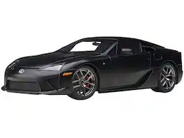 Lexus LFA Matt Black 1/18 Model Car by Autoart