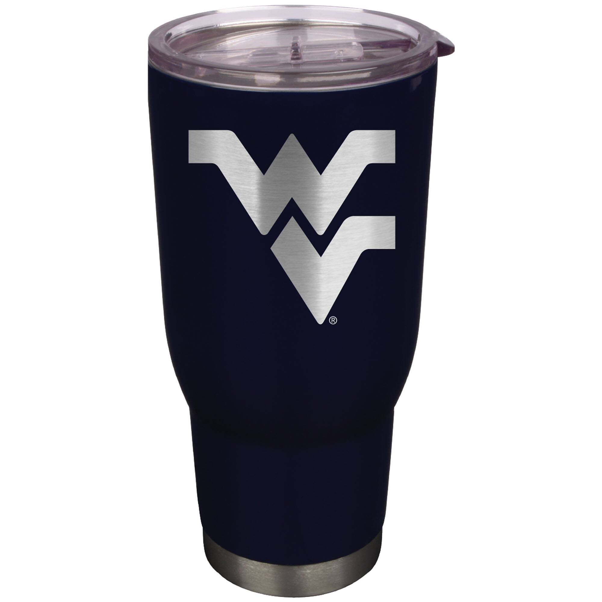 Front. Nordic Company - West Virginia Mountaineers 32oz. Stainless Steel Pro Tumbler - Navy.