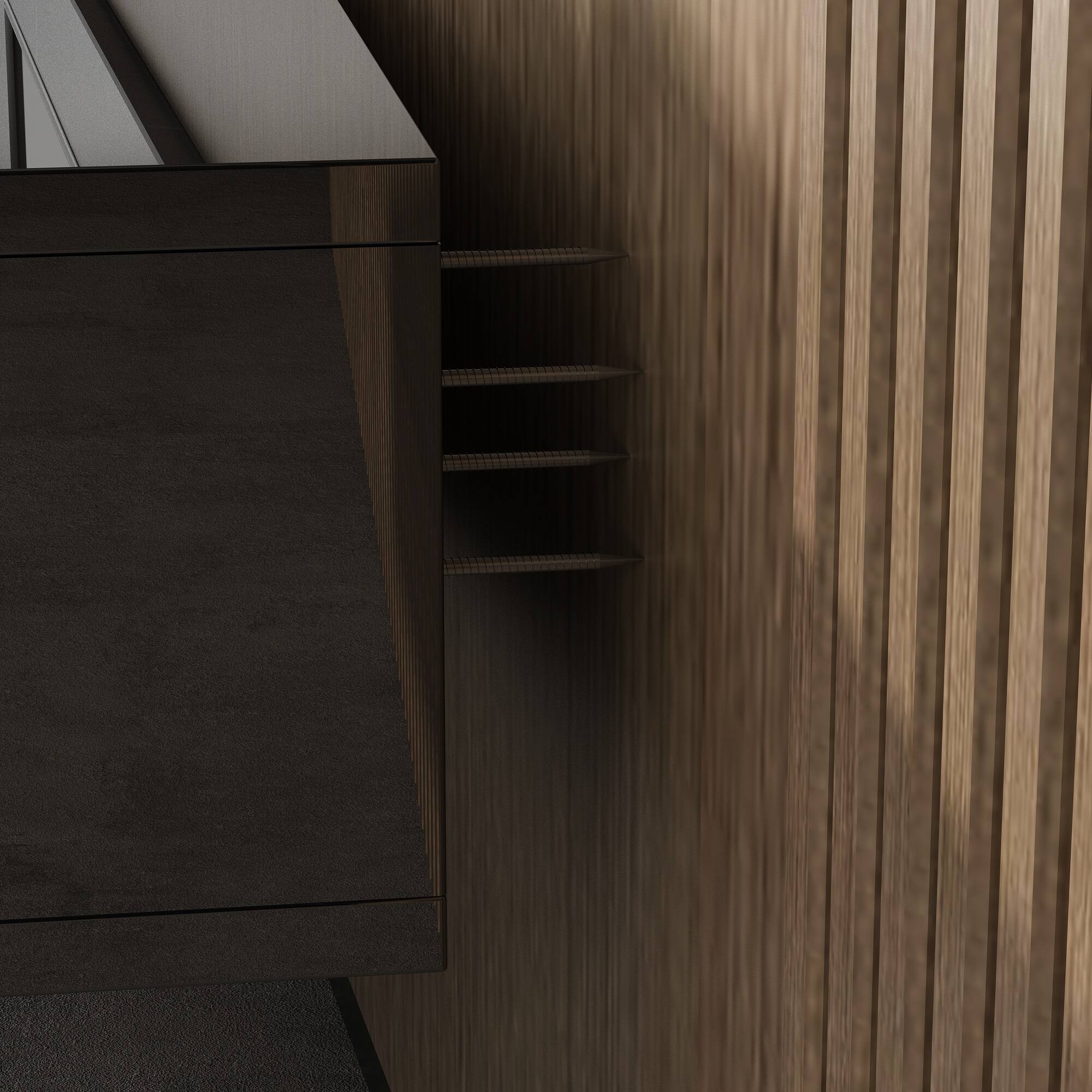 Alt View 10. Famapy - Famapy Floating TV Stand: Perfect for 60+ Inch TVs, Wall - Mounted, Multi - Install & LED - Lit Magic - Black.