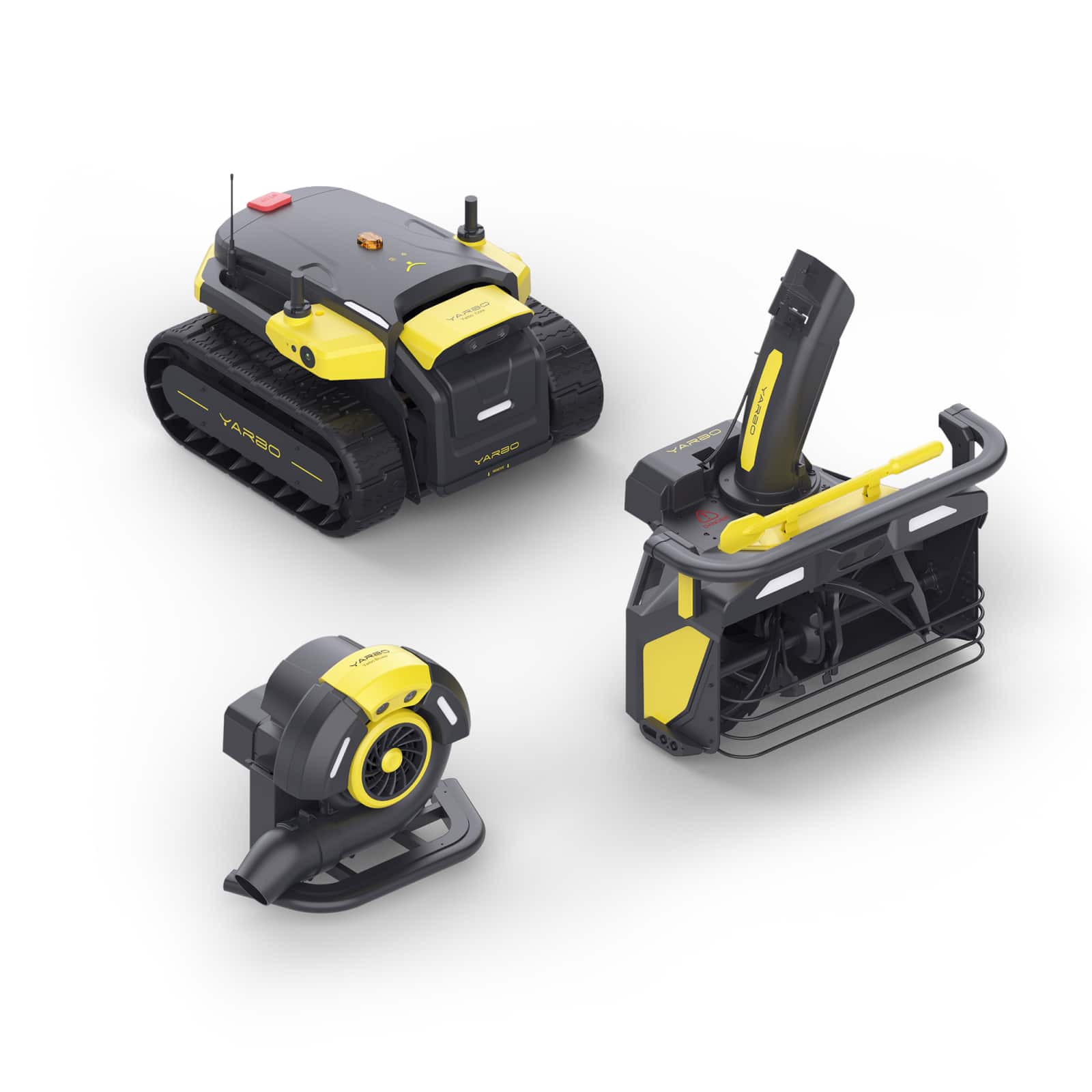 The text on the image reads:

- "YARBO"
- "YARBO"
- "YARBO"