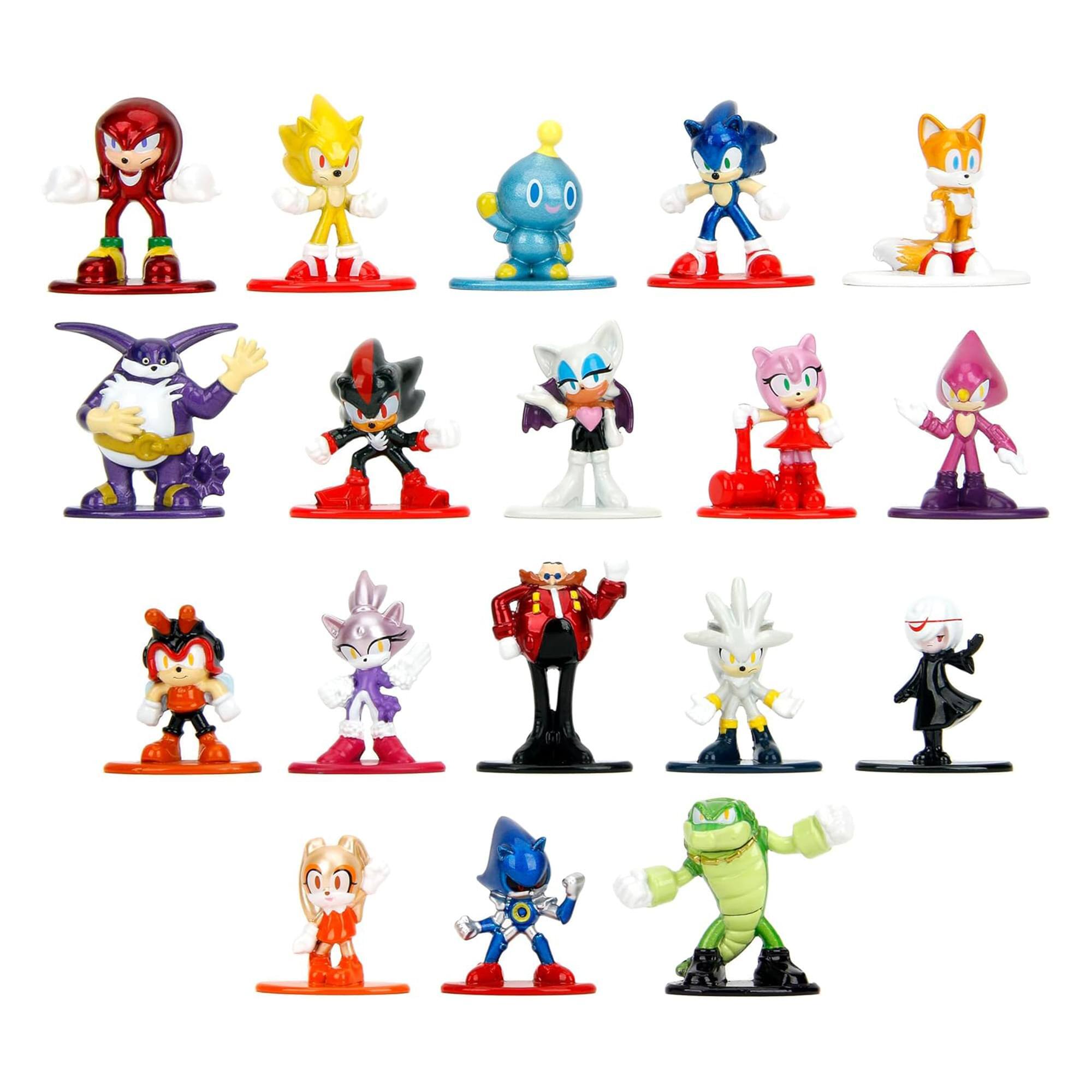 Alt View 10. Jada Toys - Sonic The Hedgehog 1.65 Inch Nano MetalFigs 18-Pack - Blue.