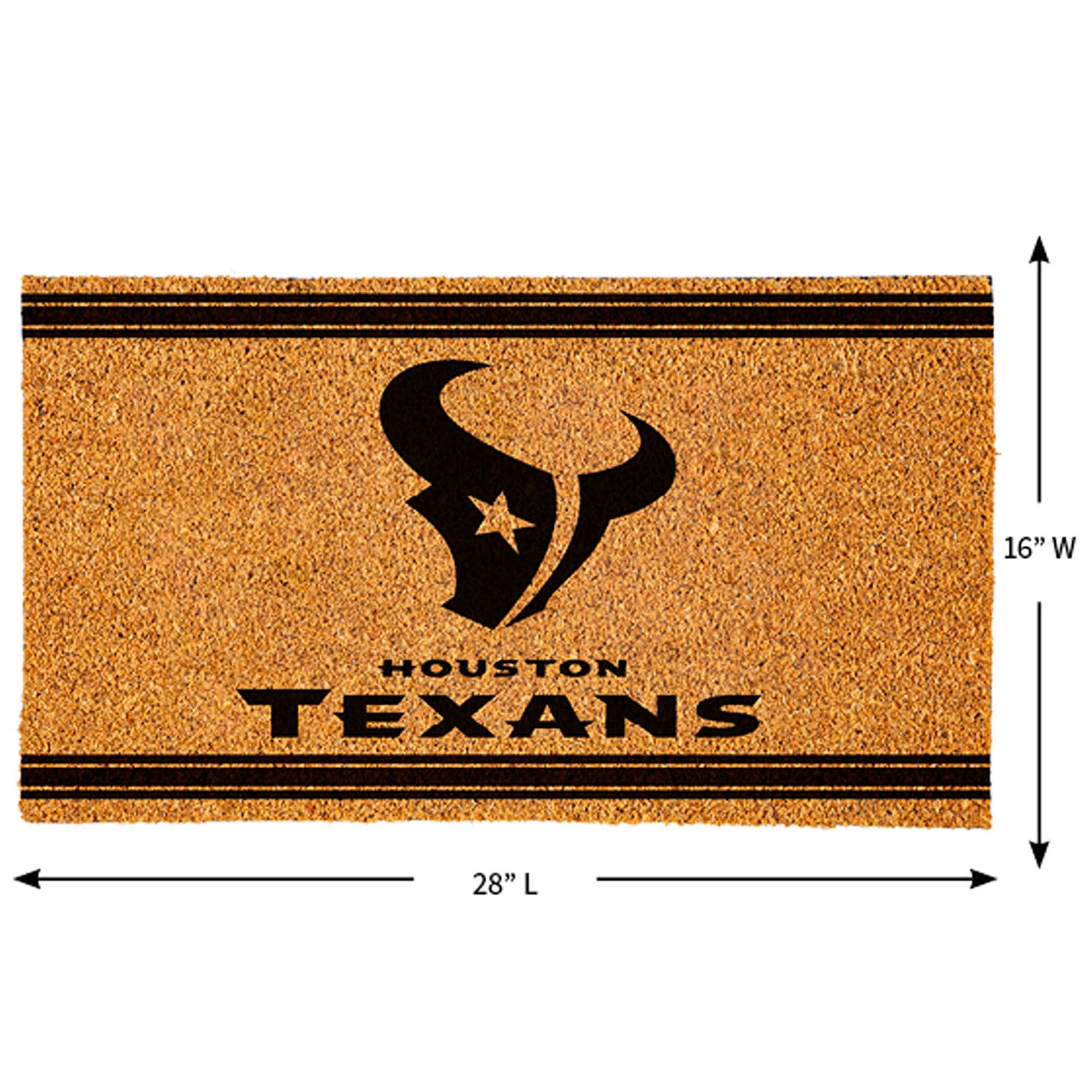 HOUSTON TEXANS  
16" W x 28" L