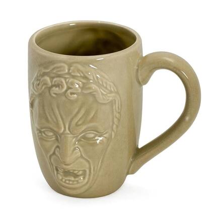 Front. Seven20 - Doctor Who Weeping Angel 12oz Molded Mug - Beige.