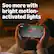 See more with bright motion-activated lights