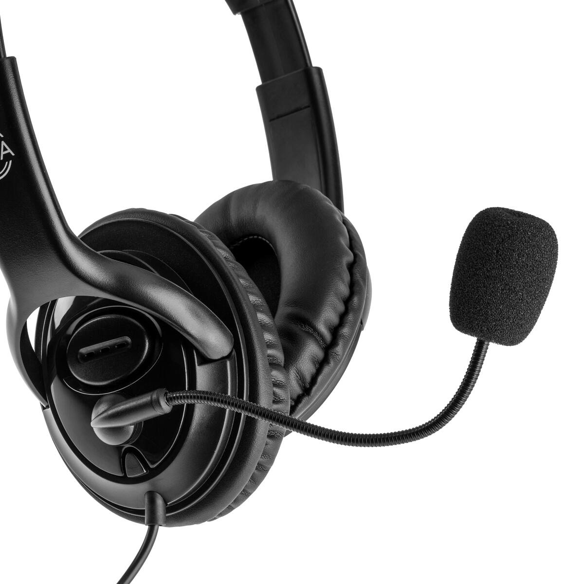 Alt View 2. H&A - H&A HA LX-USB05 USB Computer Headset.