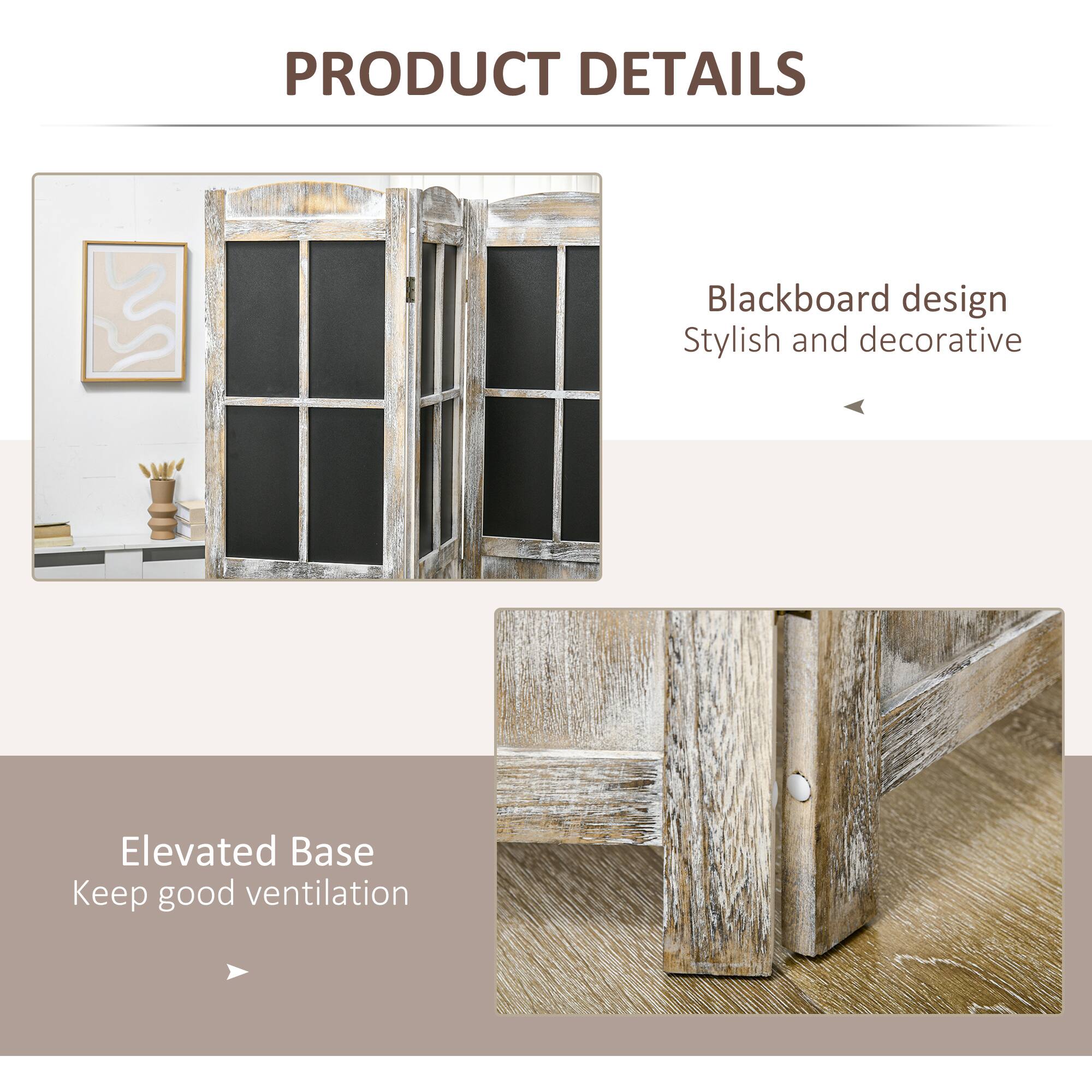 PRODUCT DETAILS

Blackboard design  
Stylish and decorative

Elevated Base  
Keep good ventilation