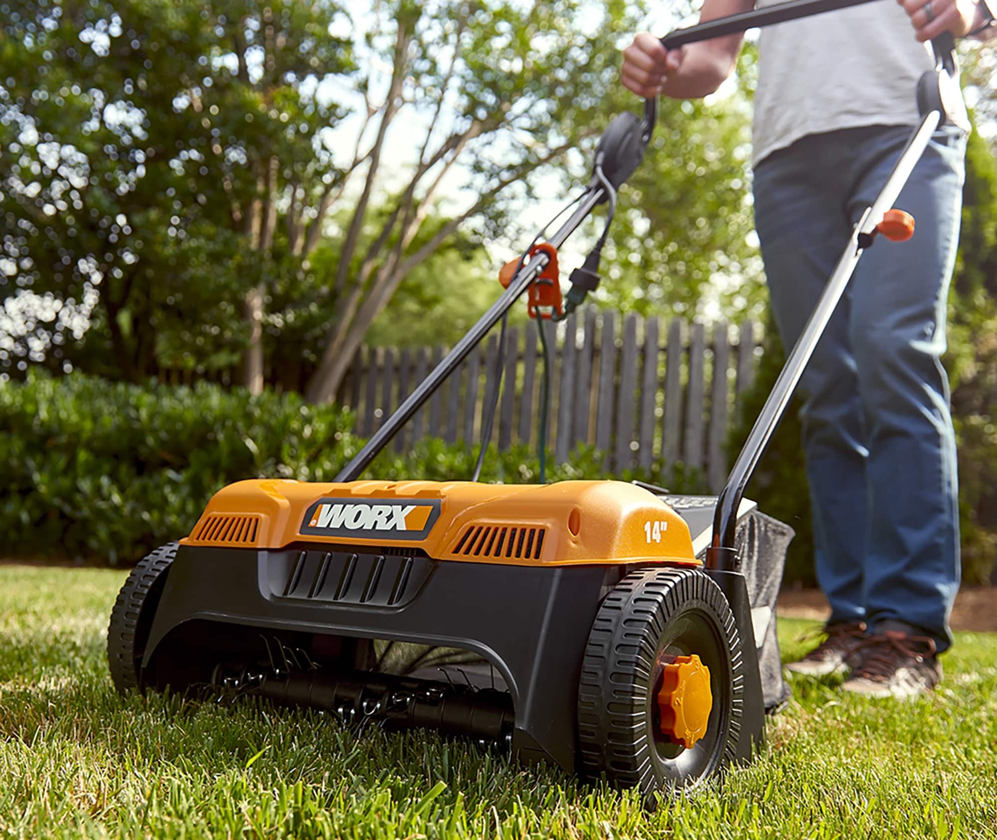 Alt View 13. WORX - 12 AMP 14" Electric Dethatcher - Black.