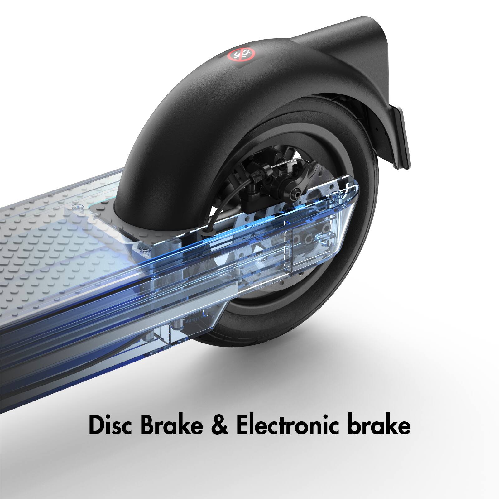 The text on the image reads "Disc Brake & Electronic Brake."