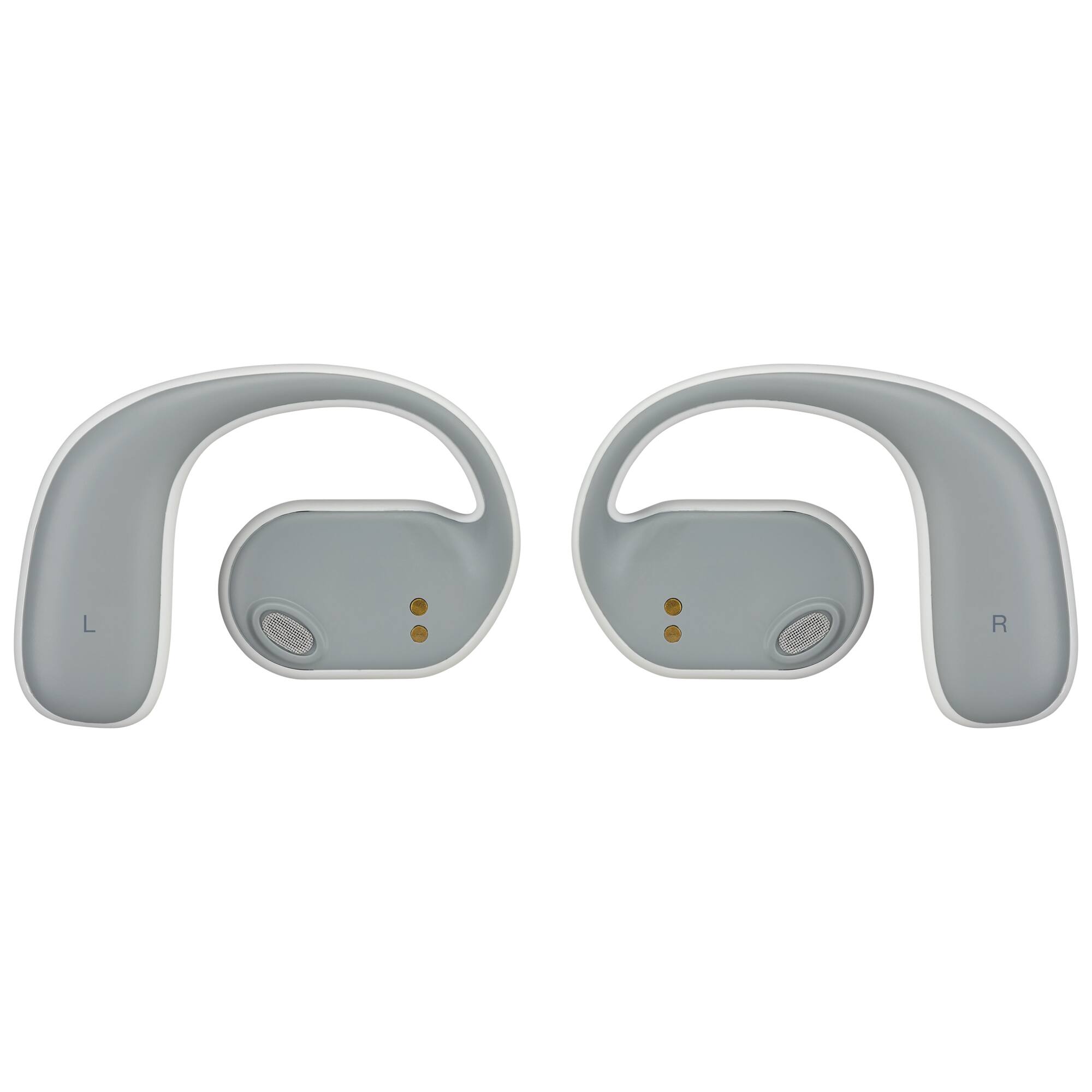Alt View 1. iLive - iLive 16mm Driver Clear Truly Wireless Open Ear Earbuds, White, IAEBTO34W.