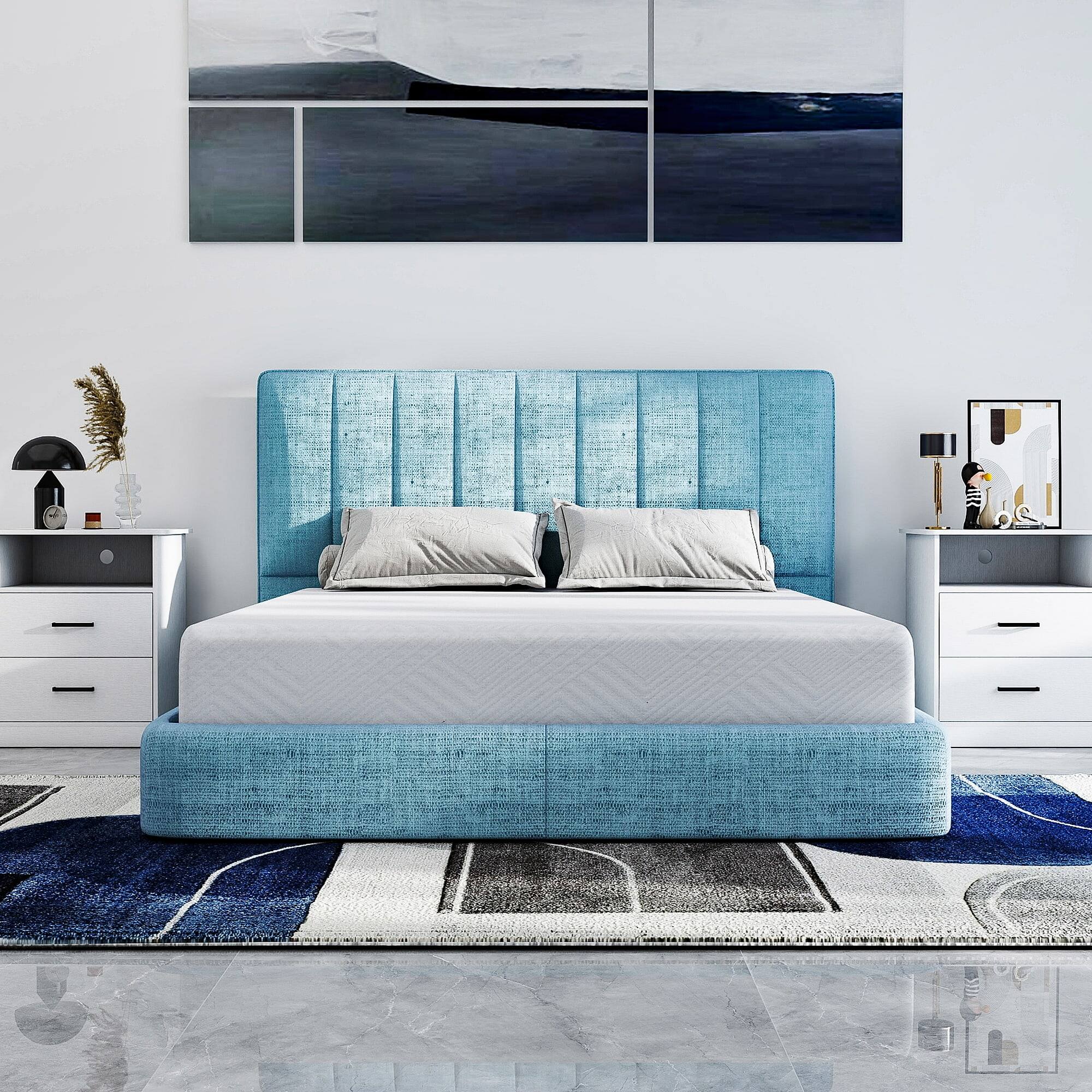 Alt View 7. Kadyn - Tea Memory Foam Mattress, Cooling Gel, Fiberglass-Free, CertiPUR-US Certified, Medium Firm - White.